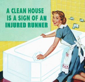 clean house injured runner