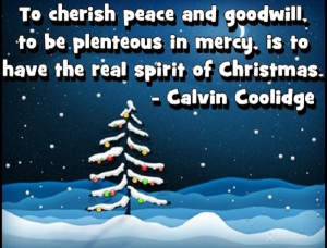 The real spirit of Christmas…