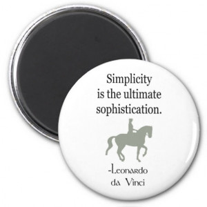 simplicity_quote_with_dressage_horse_fridge_magnet ...