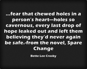 Quote from the novel Spare Change