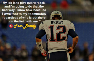 My job is to play quarterback, and I’m going to do that the best ...