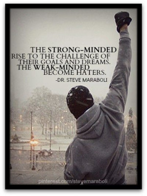 strong-minded vs haters #quote