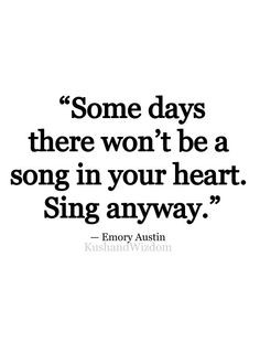 Singing Quotes