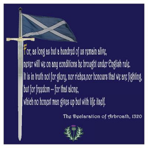 CafePress > Wall Art > Posters > Declaration Of Arbroath Poster