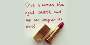 red lipstick is always the correct choice!
