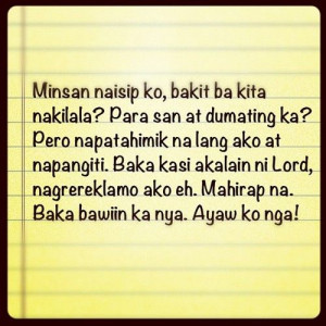 filipino #quote #filipinoquotes #tagalog #bored