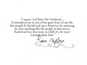 the notebook & ryan gosling