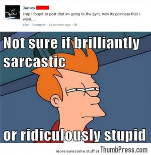 sarcastic quotes about stupid people