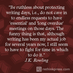 Rowling quote about writing
