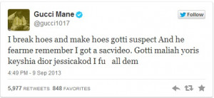 Gucci Mane tweets 5