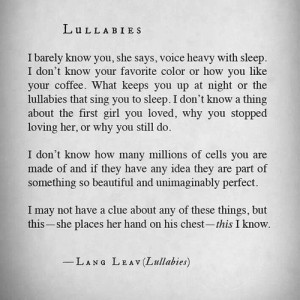 Lullabies, the new book by international bestselling author Lang Leav ...