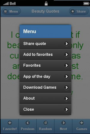 Beauty Quotes and Sayings screenshot