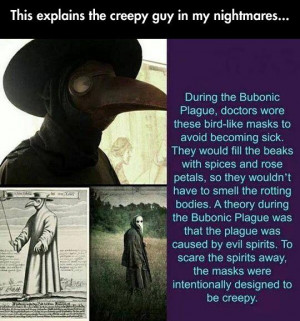 Medieval plague doctors...