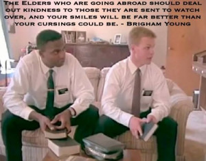 The Elders who are going abroad should deal out kindness to those they ...