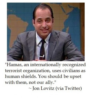 Jon Lovitz on the Gaza Conflict