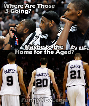 Why The Spurs Big-3 didn't show up the game?