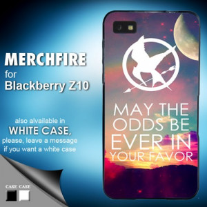 TM 12 Hunger Games quote Blackberry Z10 case