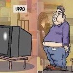 Negative Effect Of Technology Funny Cartoon
