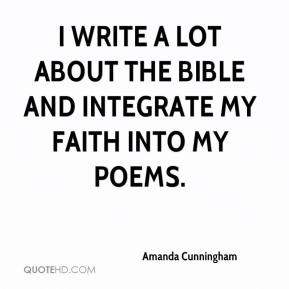 Amanda Cunningham - I write a lot about the Bible and integrate my ...