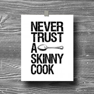 typographic art spoon print quote poster inspirational black white ...