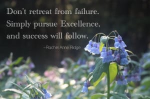 pursue excellence