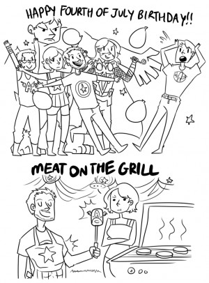 comic Captain America Steve Rogers Marvel avengers fourth of july this ...