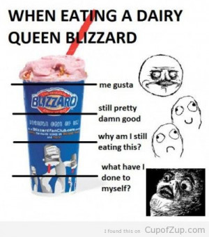 ... rage faces for eating a dairy queen blizzard me gusta cupofzup.com