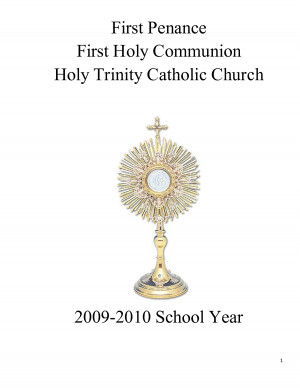 First Communion Quotes