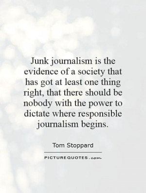 Journalism Quotes Tom Stoppard Quotes