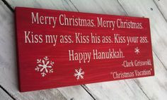 Christmas Vacation Quote - PRINTABLE FILE - Clark Griswold Quote - Red ...