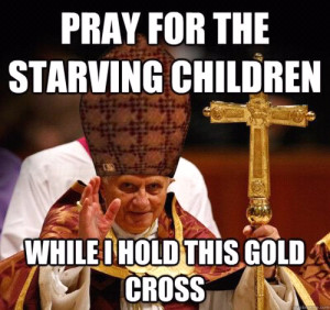 Well, the Pope needs his bling.