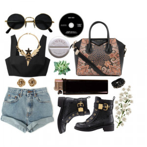 Polyvore Outfits with Combat Boots