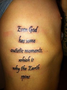 Even God Has Autistic Moments