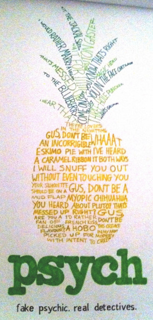 Psych Pineapple by jess-wood