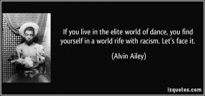 ... Elite World Of Dance, You Find Yourself In A World Rife With Racism