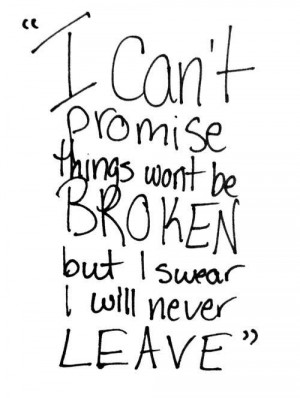 leave, quotes, sleeping with sirens, broekn