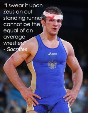 the sentiments of socrates about wrestling would seem to say