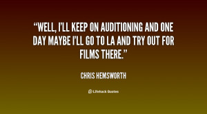 quotes about auditioning