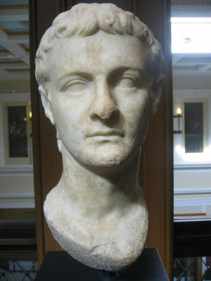 Bust of Caligula from the Getty Villa Museum in Malibu, California ...