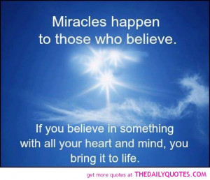 Miracle Quotes About Life