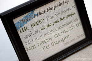 Book Club Journals & “The Help” Quote Printable
