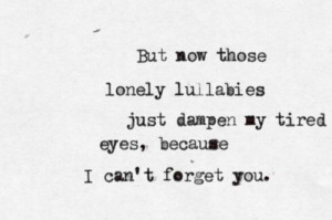 Lonely lullaby owl city song quotes. AnnMarie- why'd u ever have to ...