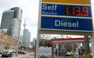 Gas prices across Canada plummeted to a four-year low Saturday.