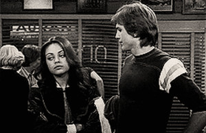 Ashton Kutcher, Mila Kunis As Kelso & Jackie, That '70s Show