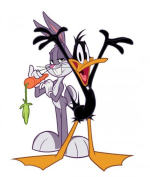 Looney Tunes Bugs Bunny and Daffy Duck