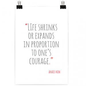 Courage Print | lifeonmarsdesign