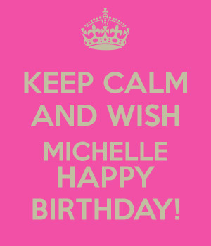 Thread Happy Birthday Michelle