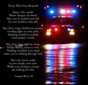 First Responder's Prayer.