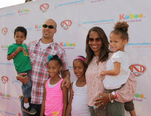 The Game' Star Coby Bell & his Family at 2012 Family Day - LA 10/6