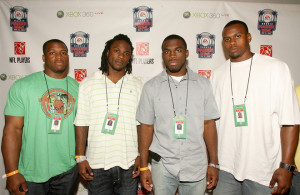 From left to right: J-Stew, Chris Johnson, Earl Bennett and Malcomb ...
